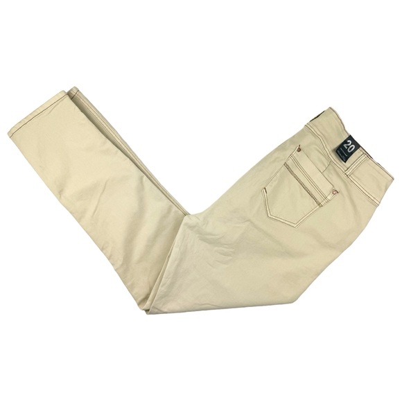 Fashion 20 Love Women’s Jeans Sz 20 Stretch Wide Leg Relaxed Fit Beige Denim NWT - Picture 15 of 15